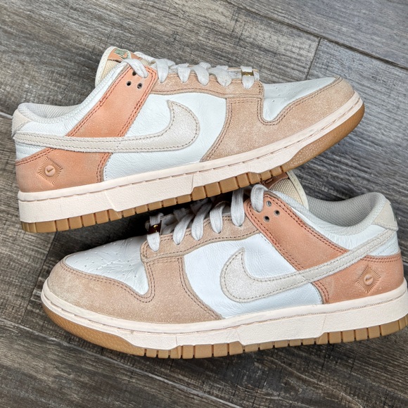 Nike Shoes - Nike dunk low Australia tan white 8.5